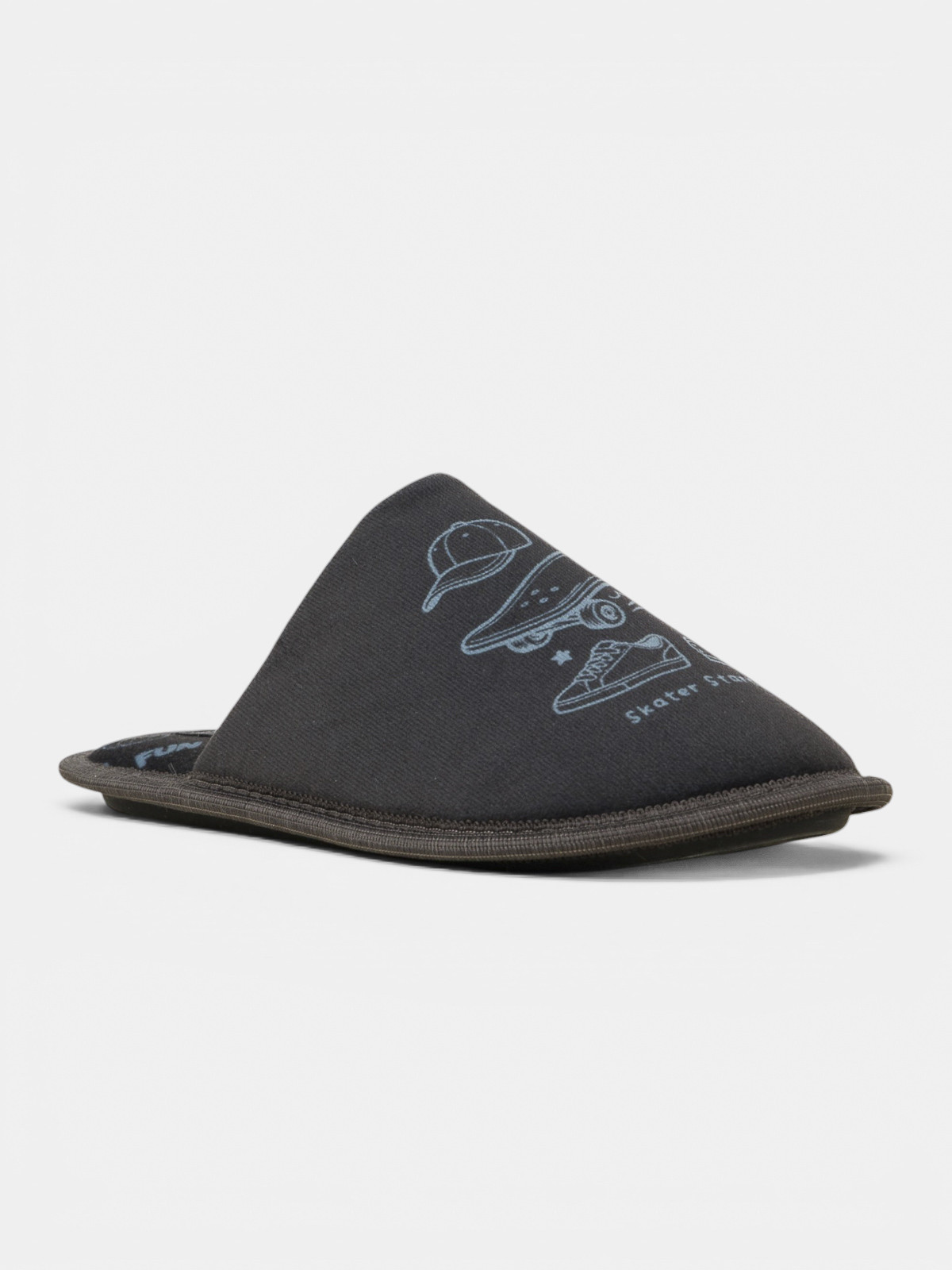 Chausson gris skate garçon (32-38) Chausson gris skate garçon (32-38)