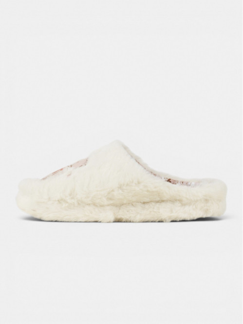 Chaussons beiges nounours...