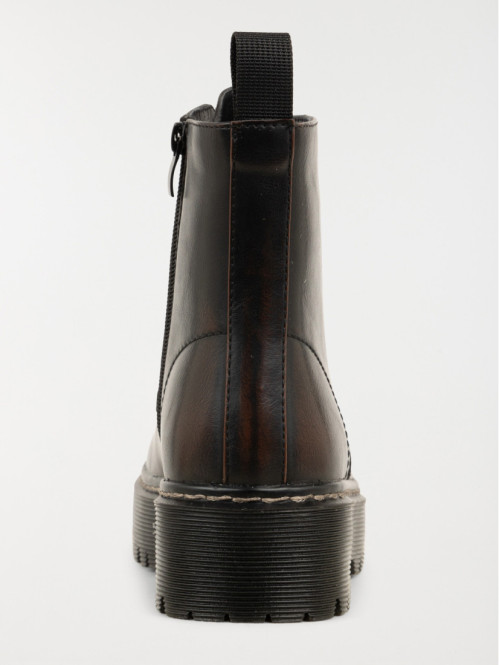 Bottines à lacets noires femme (36-41)