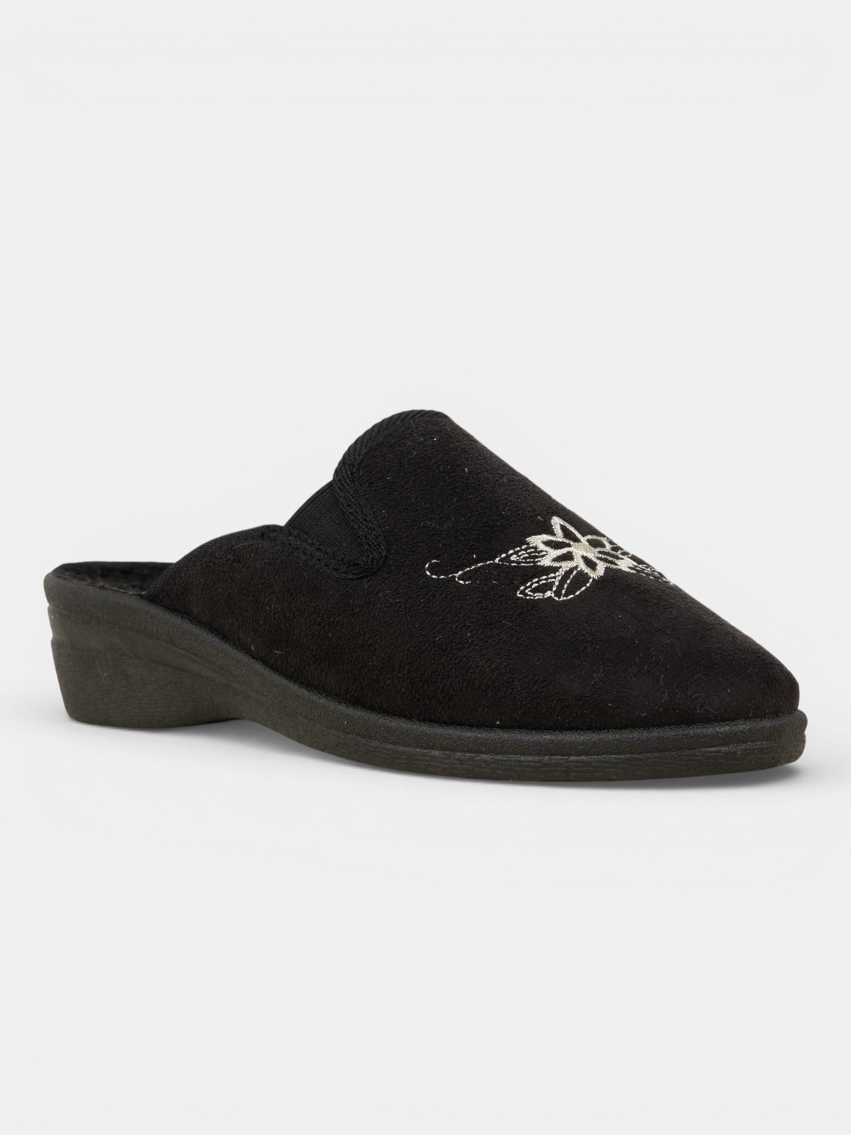 Chaussons broderie fleur femme (36-41) Chaussons broderie fleur femme (36-41)