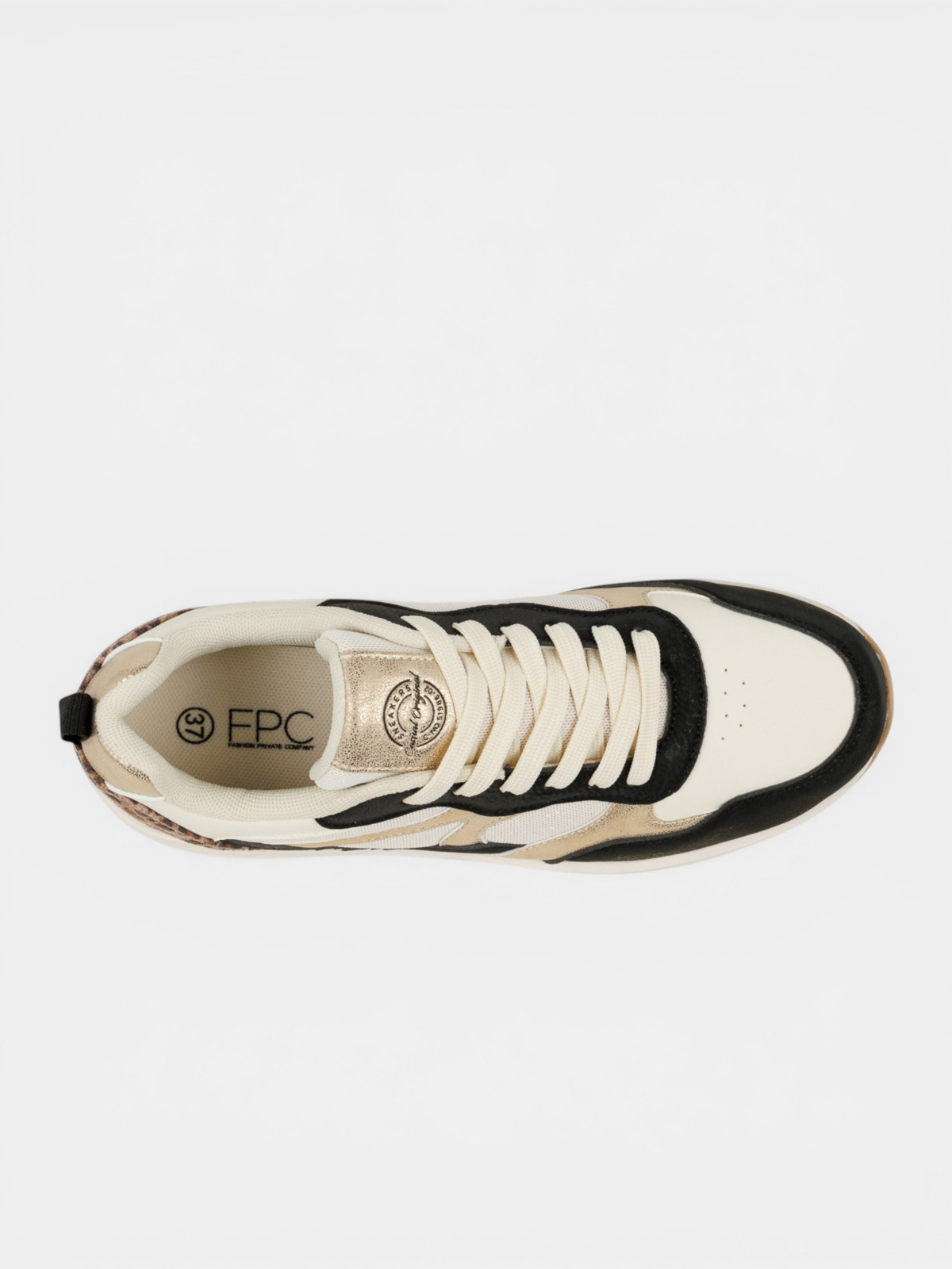 Basket léopard beige femme (37-42)