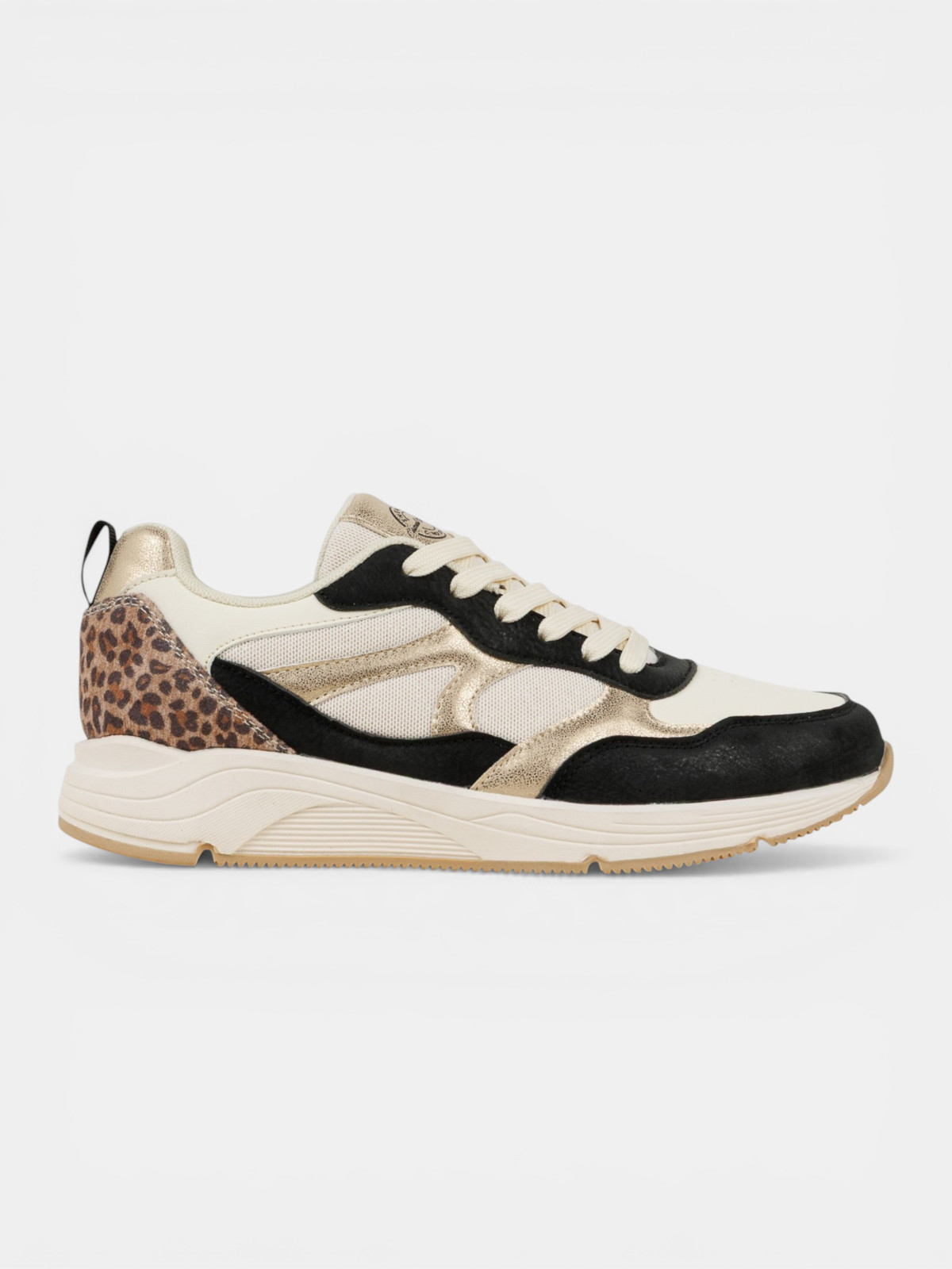 Basket léopard beige femme (37-42)