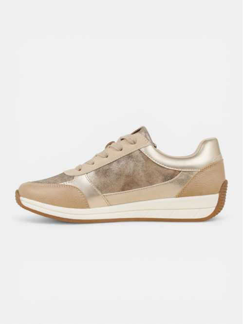 Baskets lacet et zip femme...
