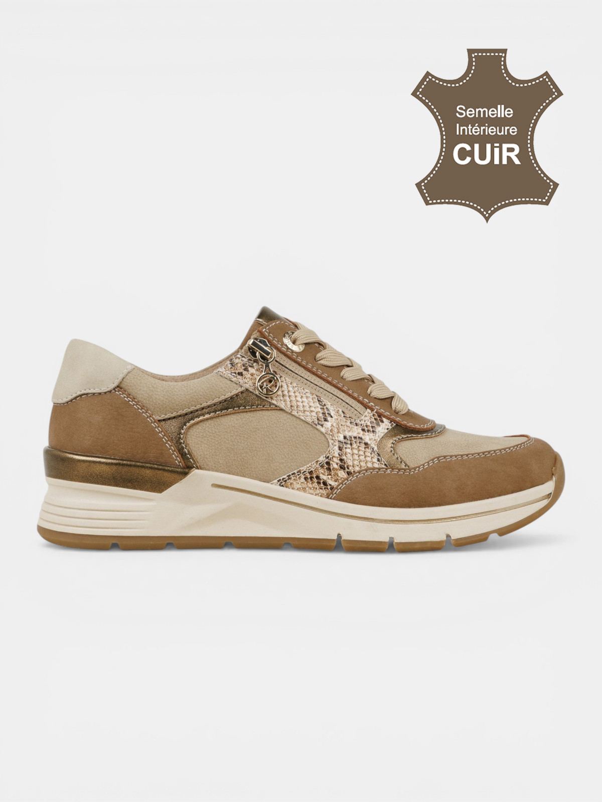 Basket confort beige femme (36-41) Basket confort beige femme (36-41)