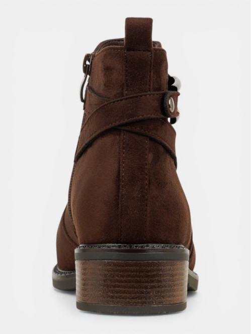 Bottines femme brides...