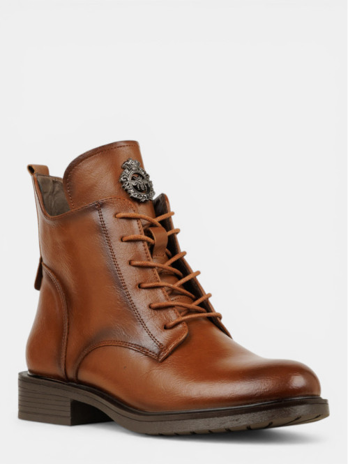 Bottines lacets marrons femme (36-41) Bottines lacets marrons femme (36-41)