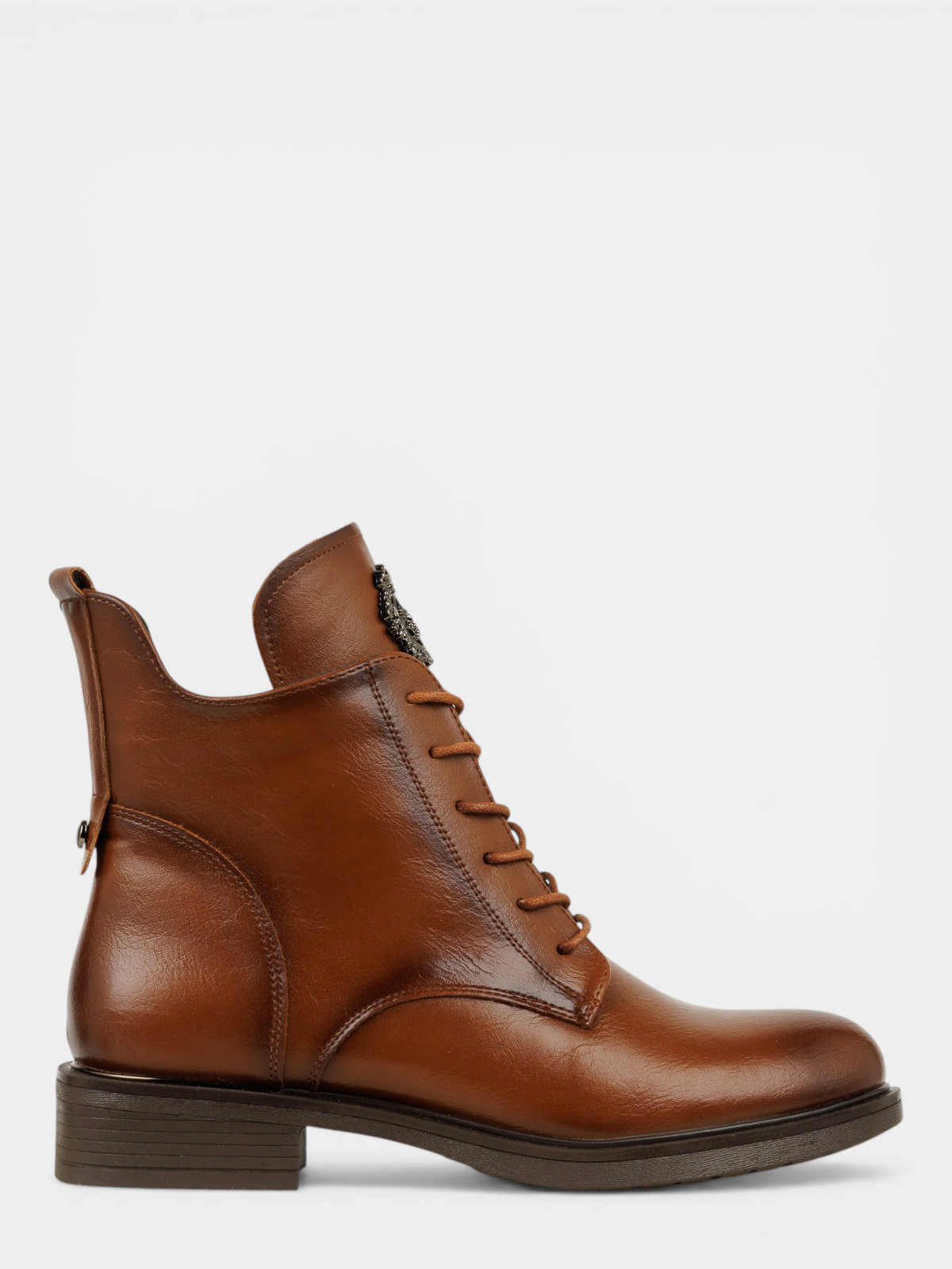 Bottines lacets marrons femme (36-41) Bottines lacets marrons femme (36-41)