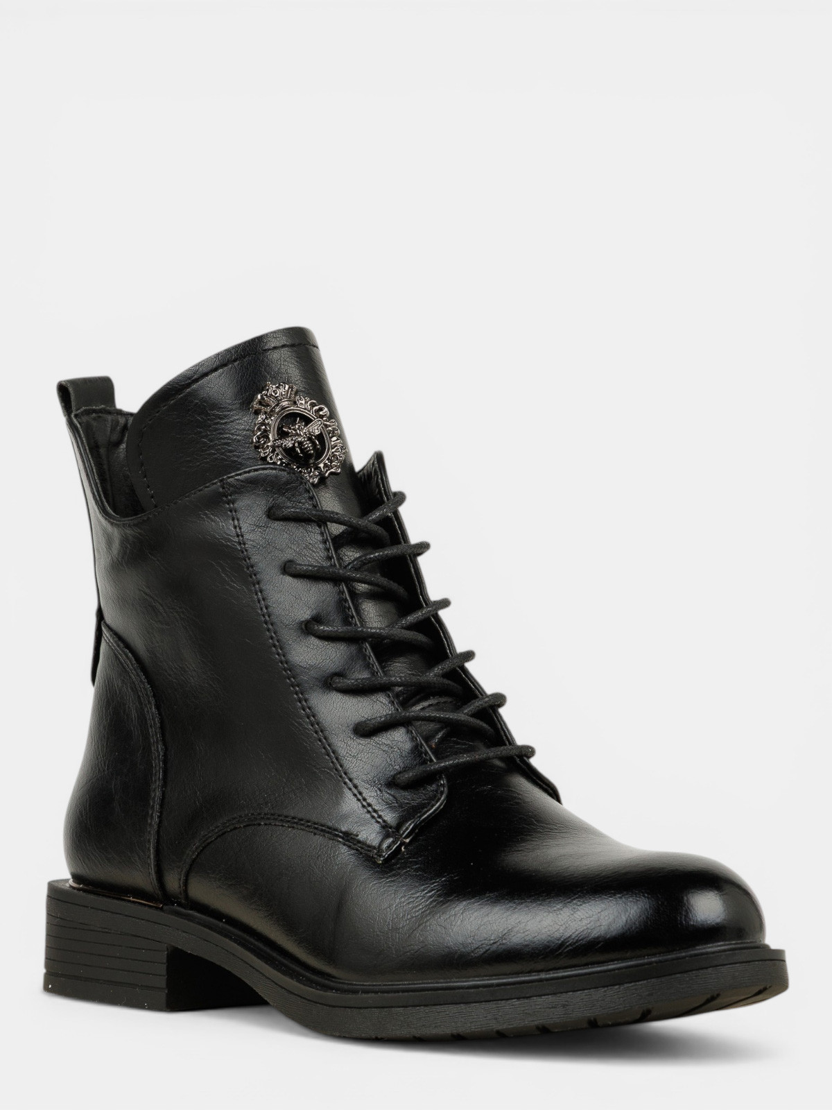 Bottines lacets noires femme (36-41) Bottines lacets noires femme (36-41)