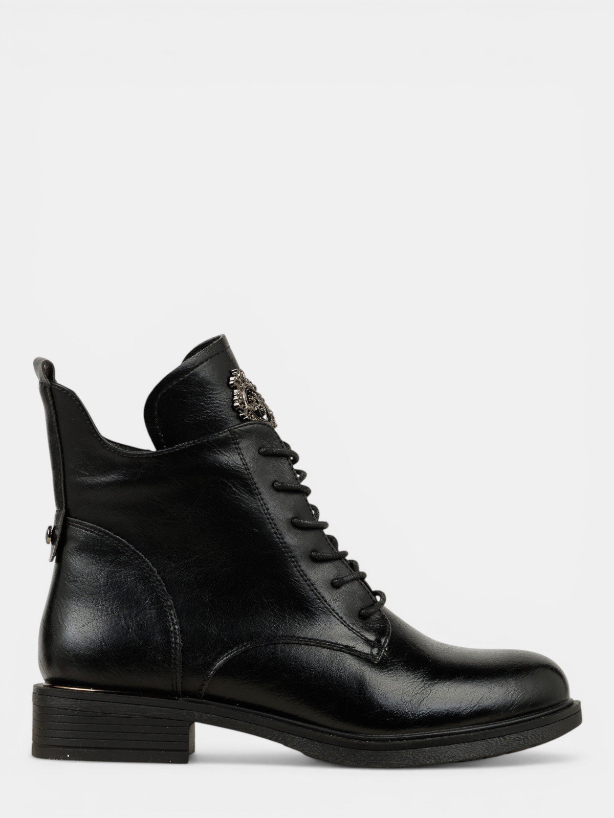 Bottines lacets noires femme (36-41) Bottines lacets noires femme (36-41)