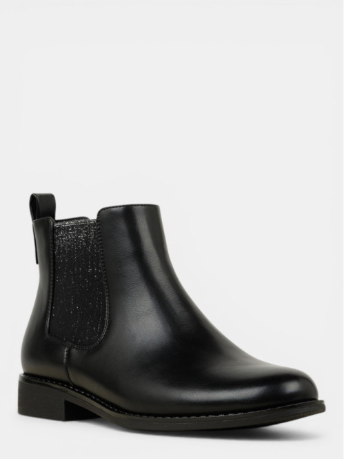 Bottines plates brillantes...