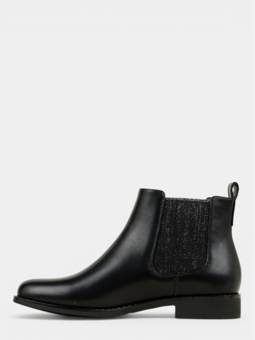 Bottines plates brillantes...