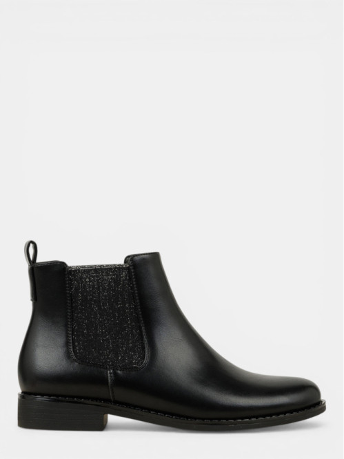 Bottines plates brillantes...