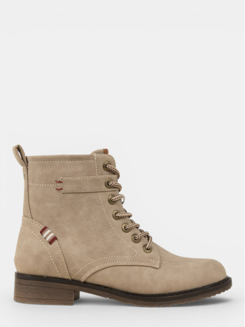 Bottines plates taupes...