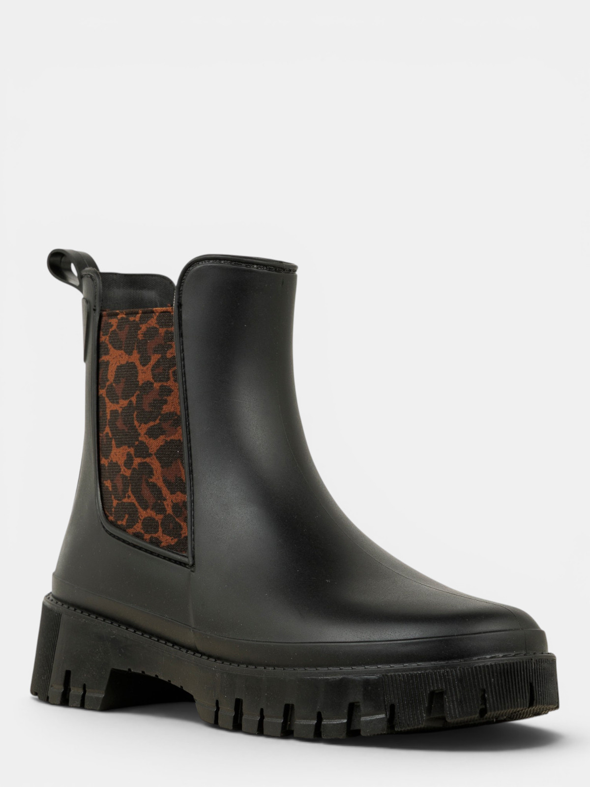 Bottines noires léopard femme (36-41) Bottines noires léopard femme (36-41)