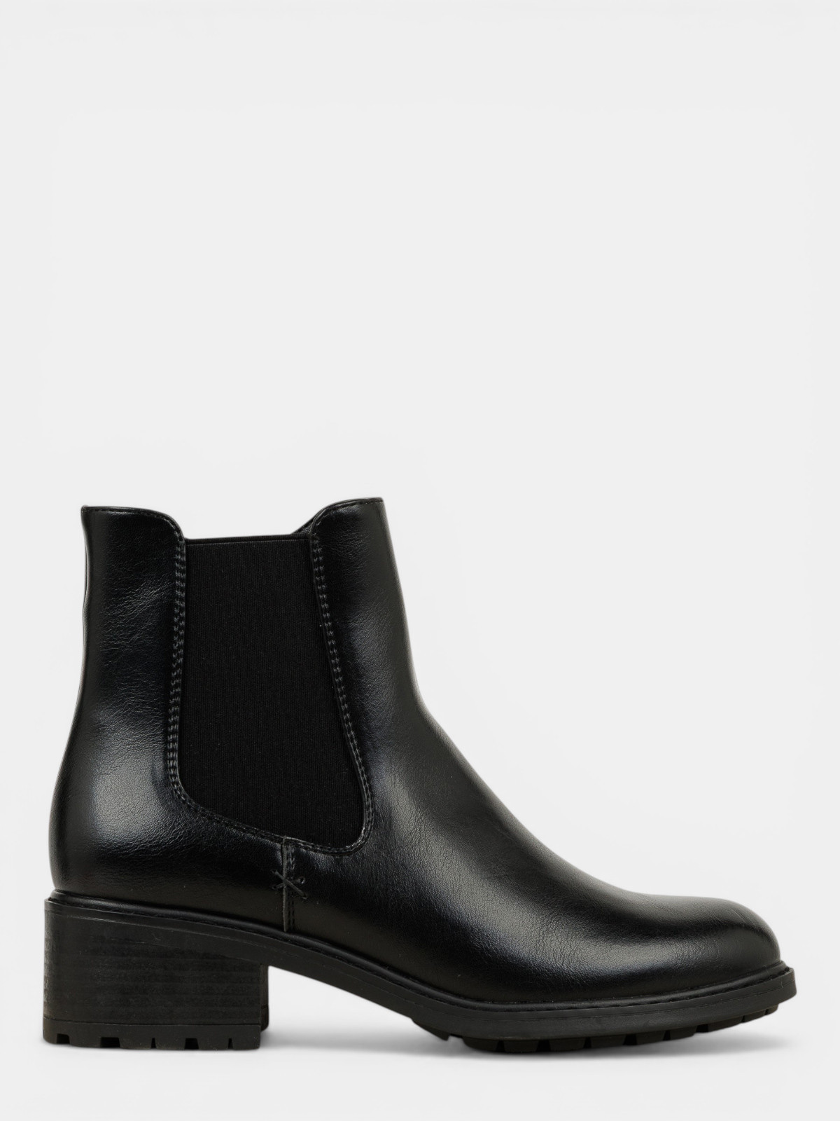 Bottines noires zippées femme (36-41)