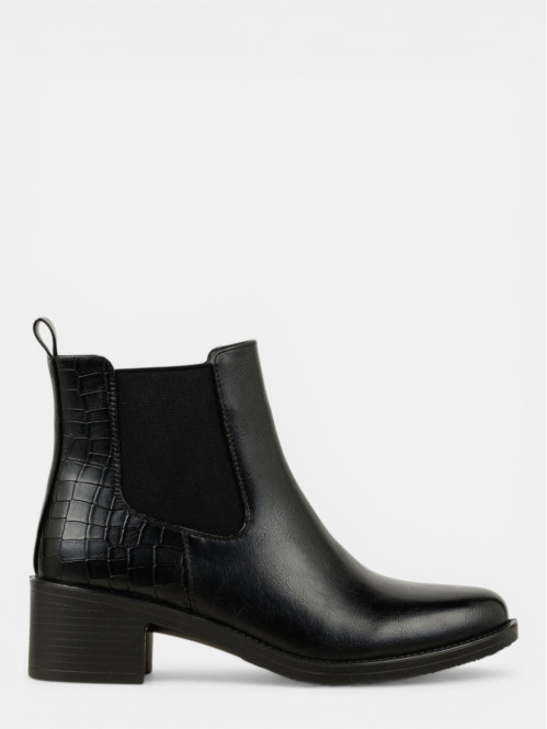 Bottines talons texturés...