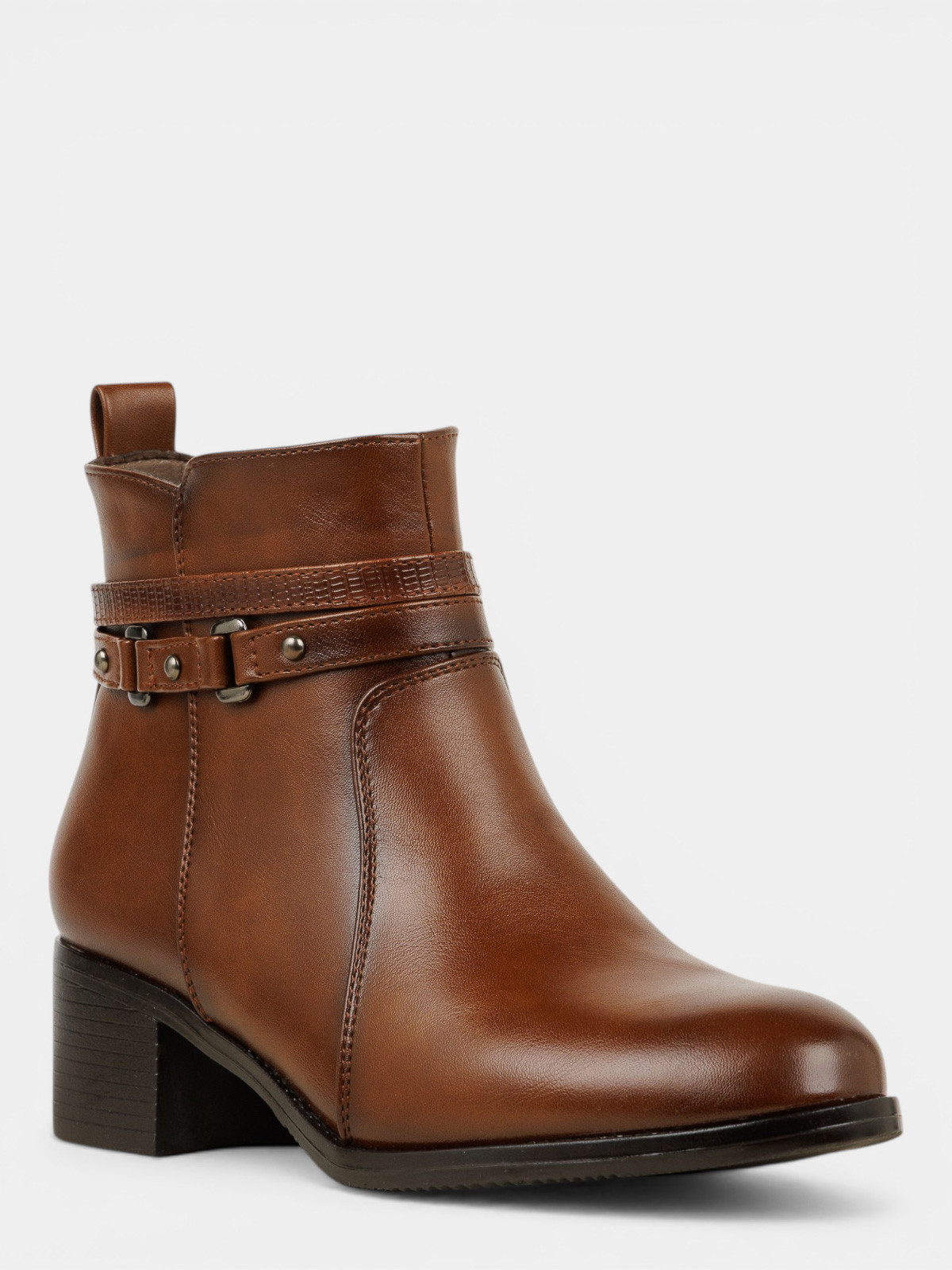 Botines 2 brides marrons femme (36-41)