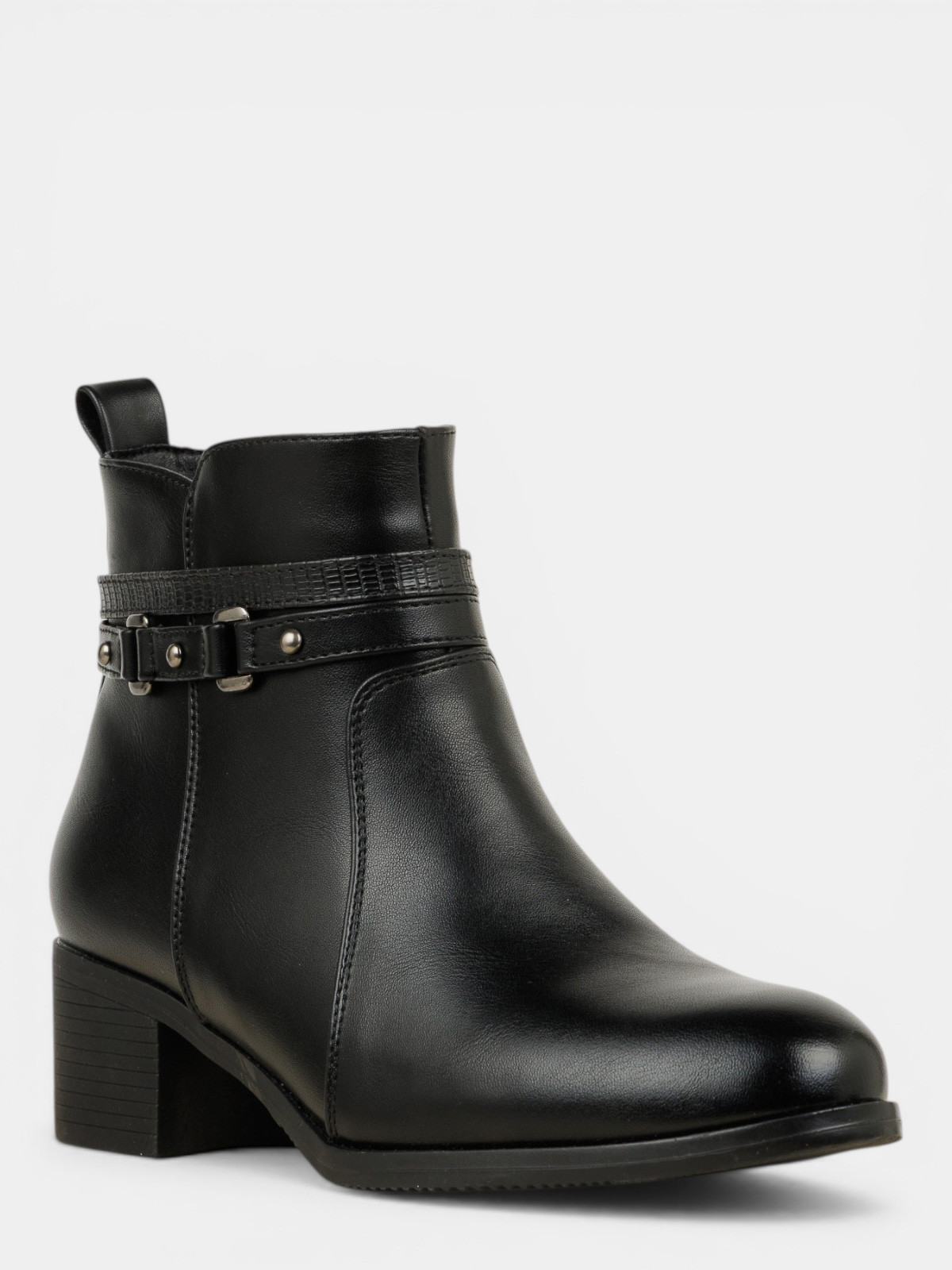 Botines 2 brides noires femme (36-41) Botines 2 brides noires femme (36-41)