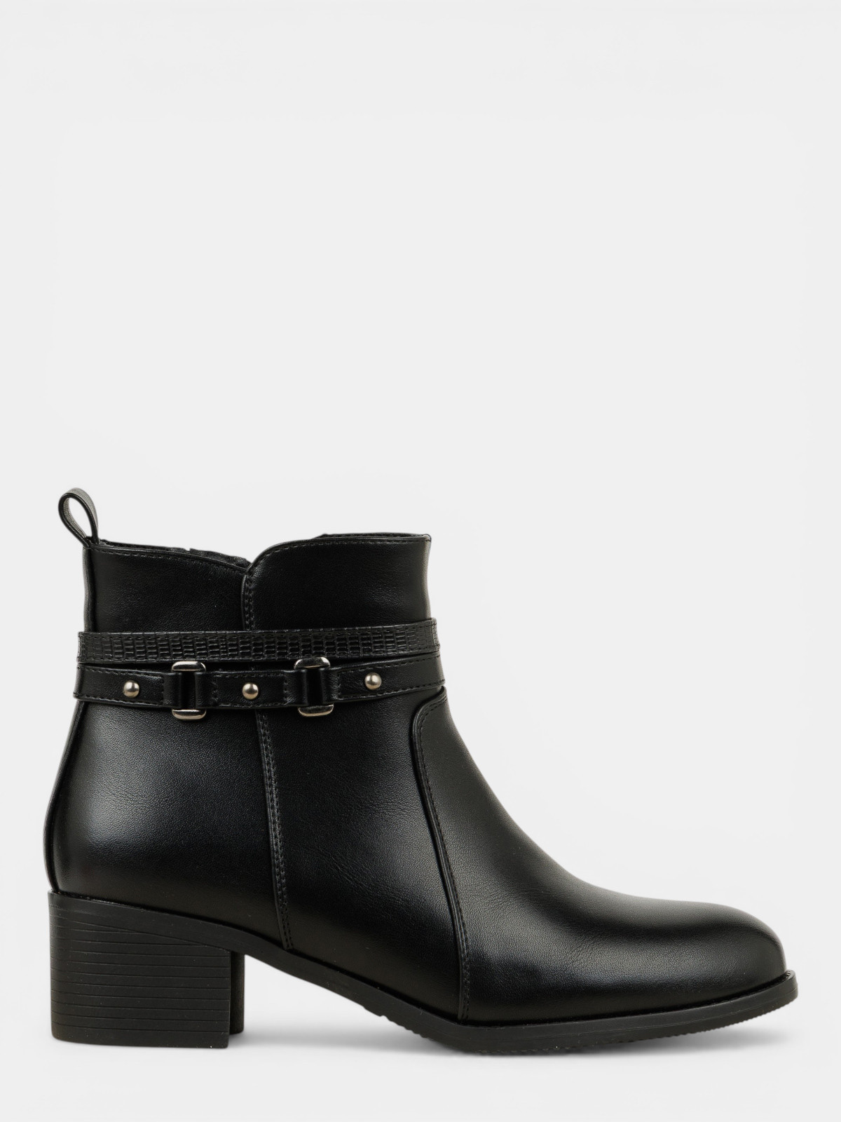 Botines 2 brides noires femme (36-41) Botines 2 brides noires femme (36-41)