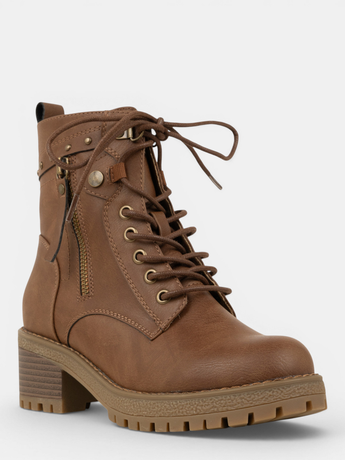 Bottine à lacet marron femme (36-41) Bottine à lacet marron femme (36-41)