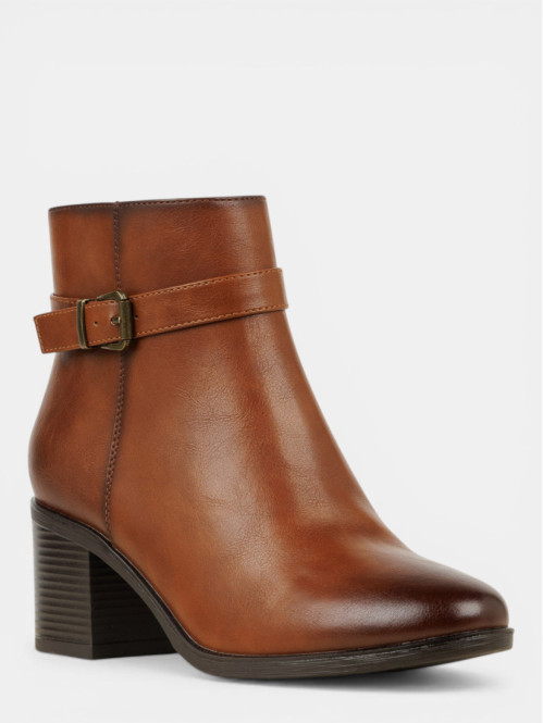 Botines marrons brides...
