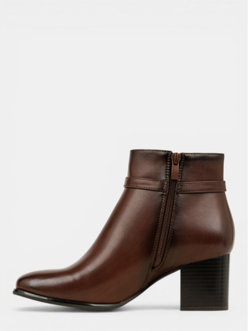 Botines marrons brides...