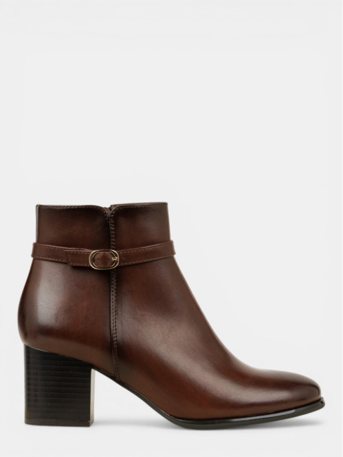 Botines marrons brides...