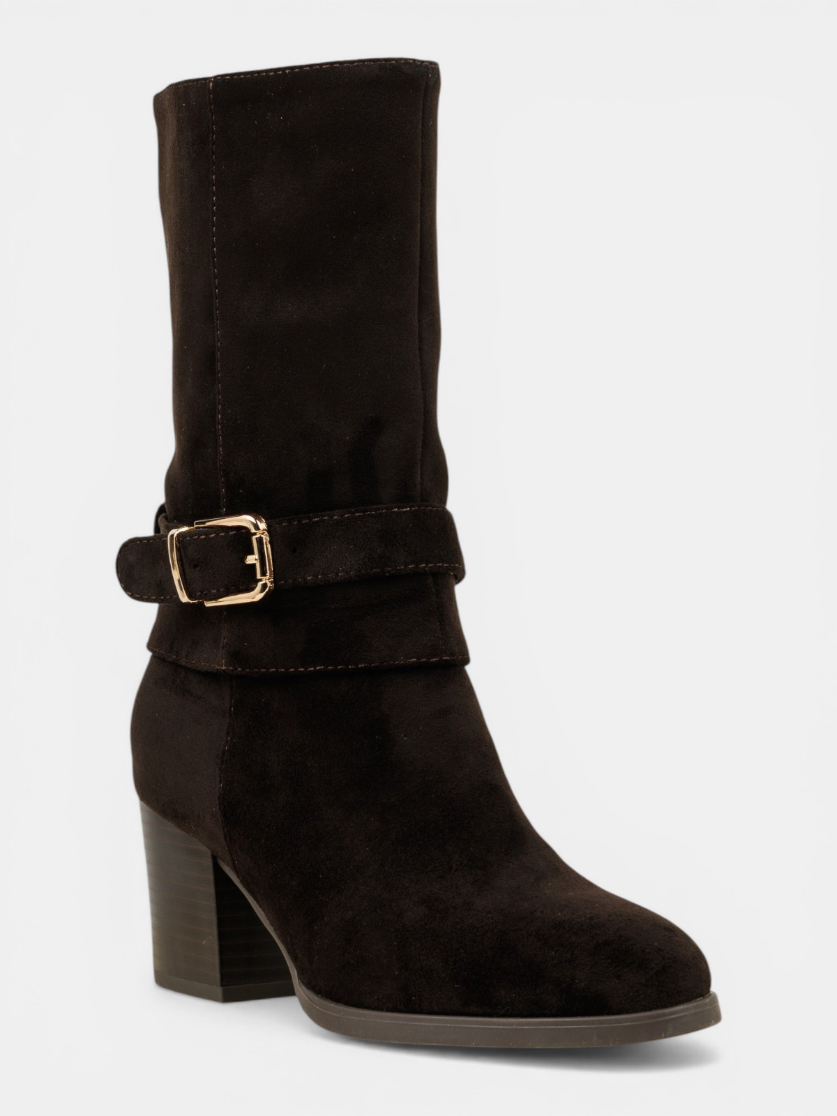 Bottines hautes marrons femme (36-41)