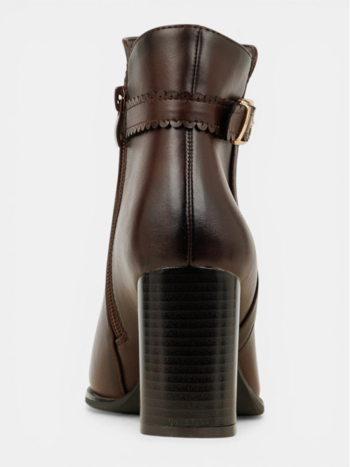 Botines brides marrons...