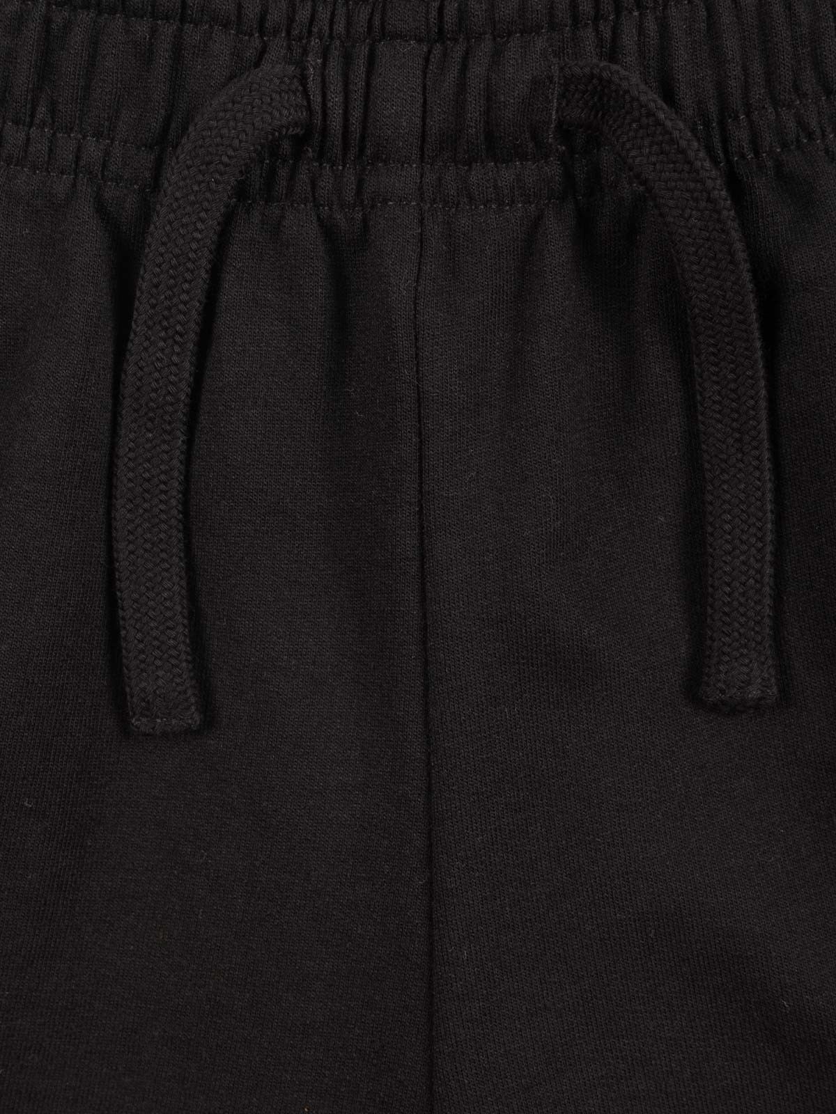 Bermuda molleton noir garçon (XXS-M)