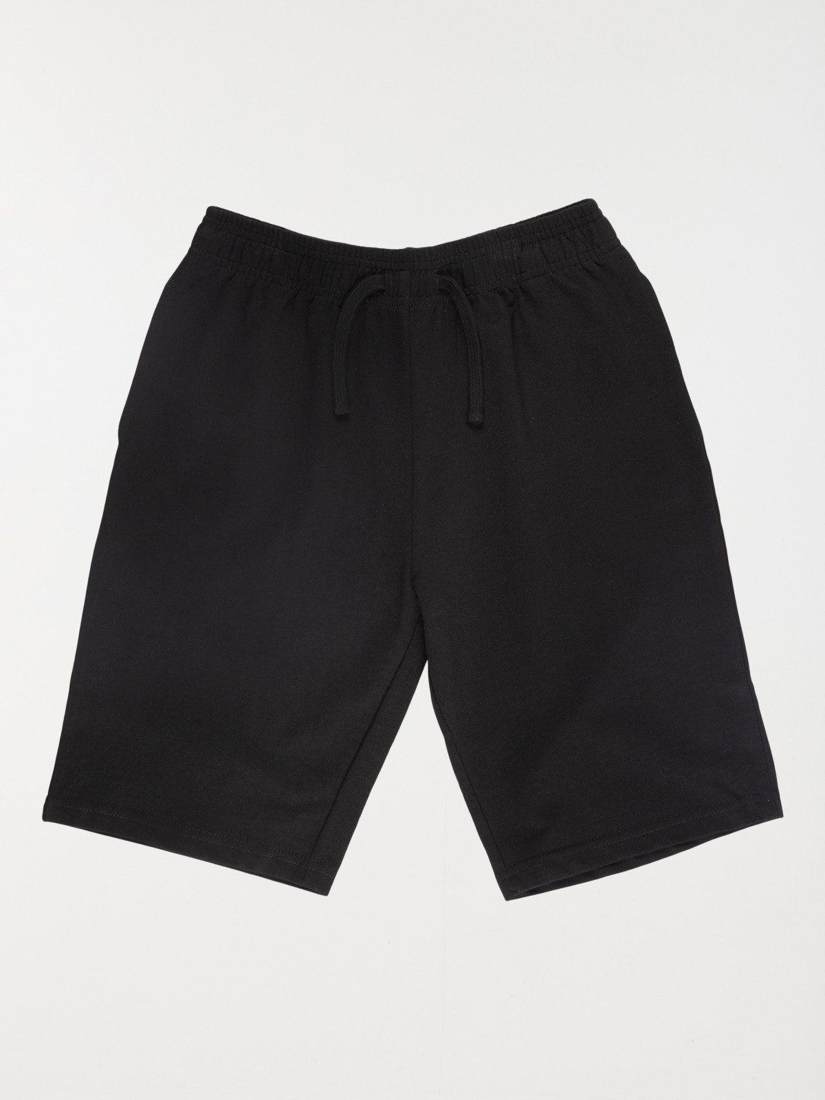 Bermuda molleton noir garçon (XXS-M)
