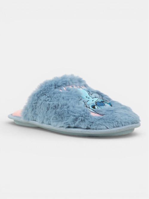 Chausson bleu Stitch femme...