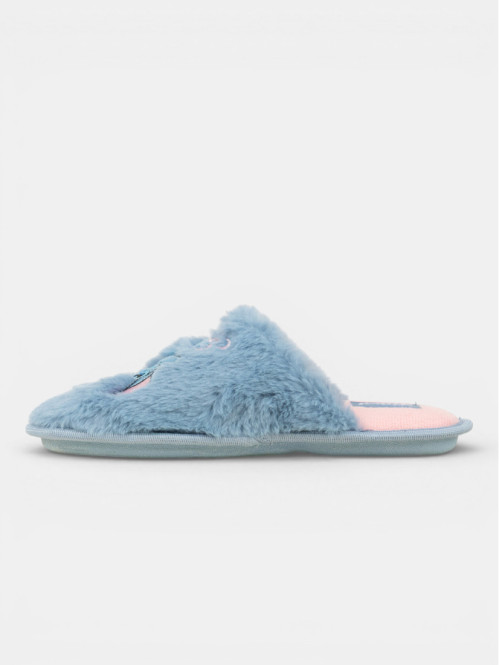 Chausson bleu Stitch femme...