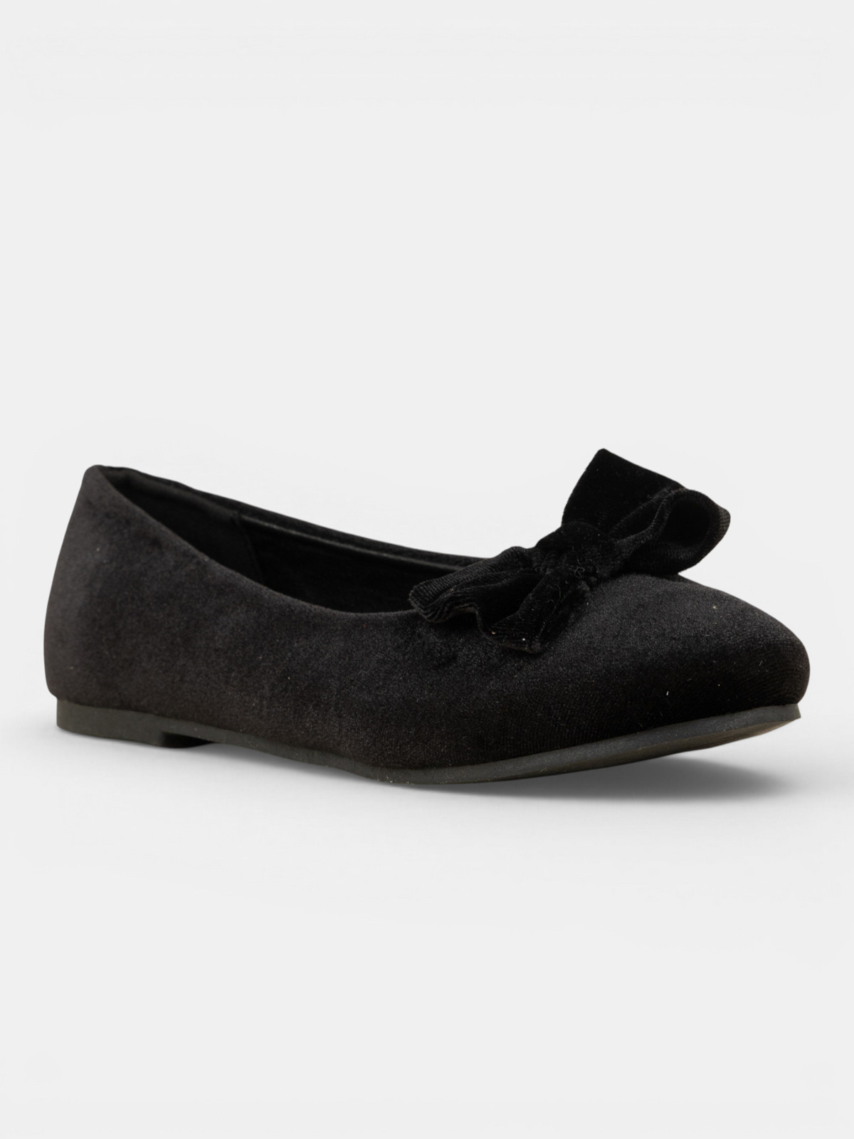 Ballerine noire noeud fille (31-36) Ballerine noire noeud fille (31-36)