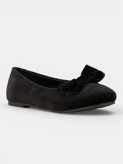 Ballerine noire noeud fille...
