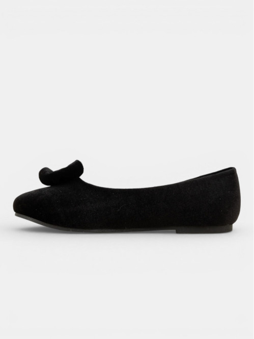 Ballerine noire noeud fille...