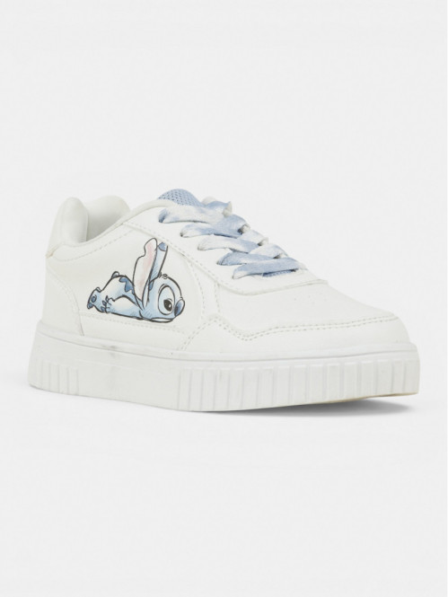 Basket blanche Stitch fille...