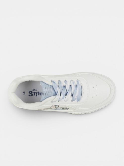 Basket blanche Stitch fille...