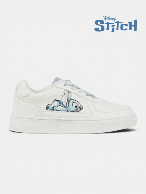 Basket blanche Stitch fille...