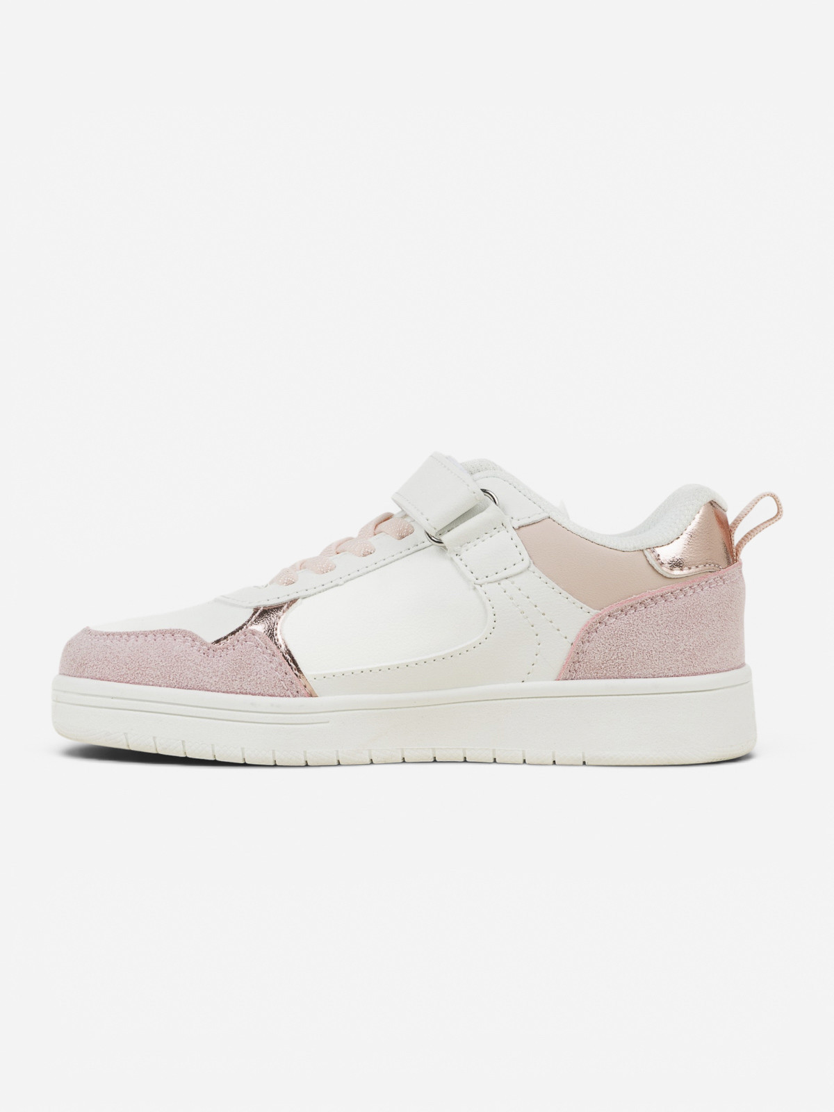 Baskets roses coeurs fille (31-36)
