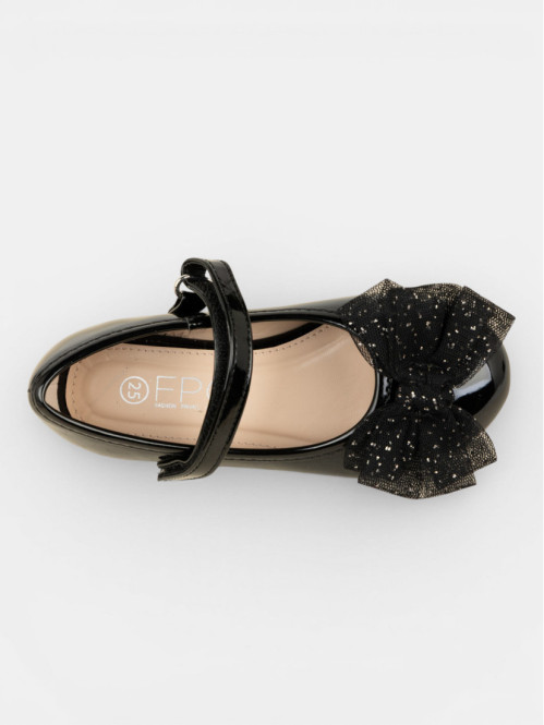 Ballerines noires vernies...
