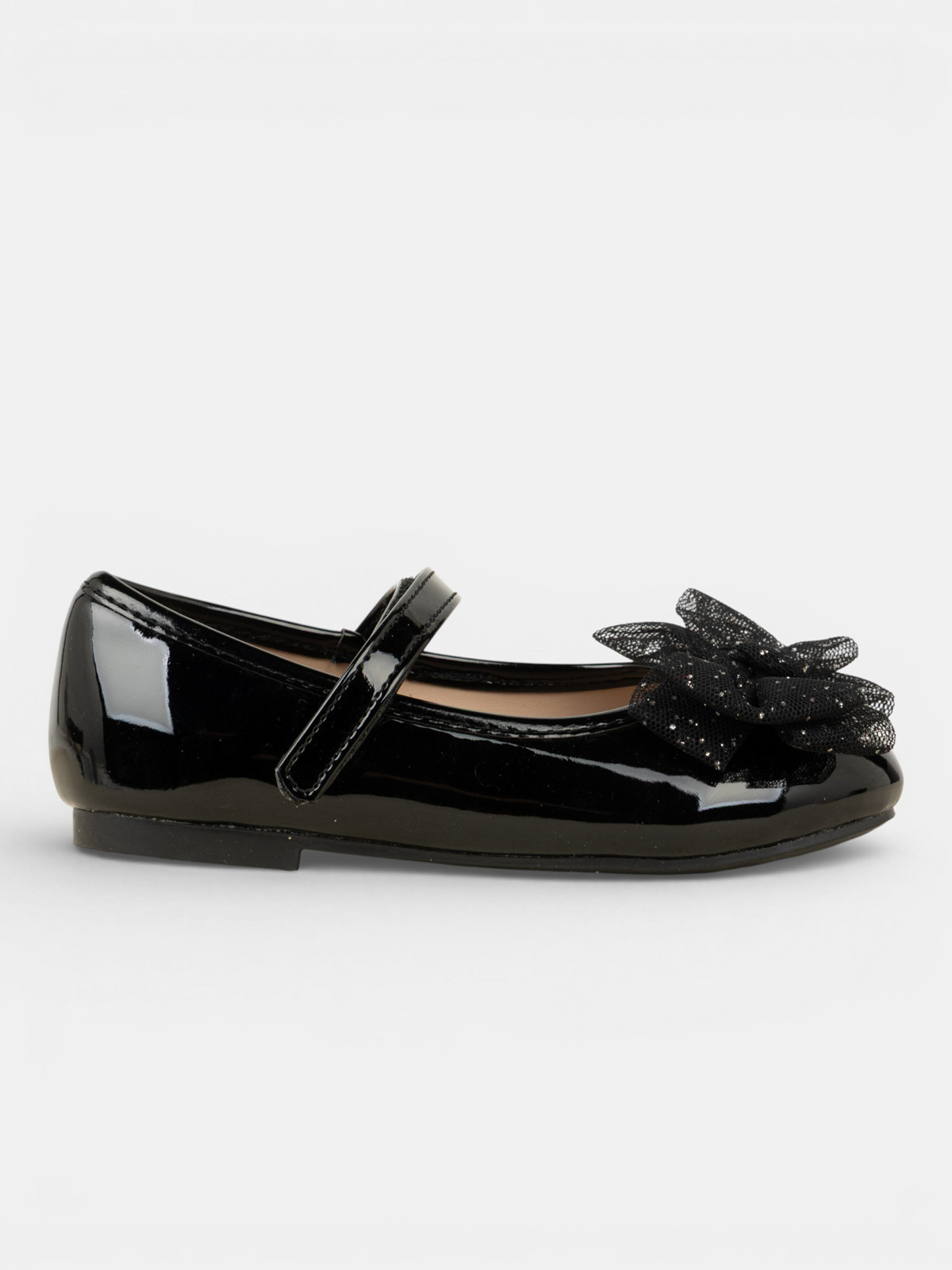 Ballerines noires vernies fille (24-30) Ballerines noires vernies fille (24-30)