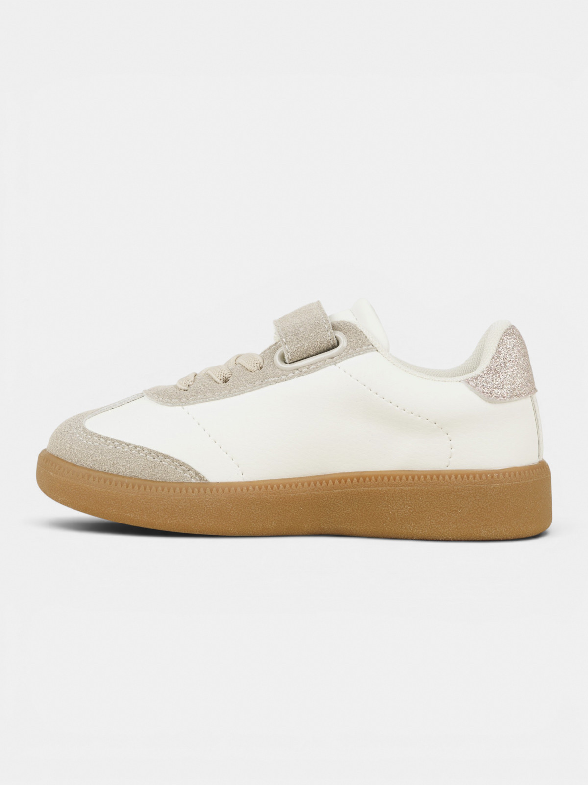 Baskets blanches scratch fille (24-30) Baskets blanches scratch fille (24-30)