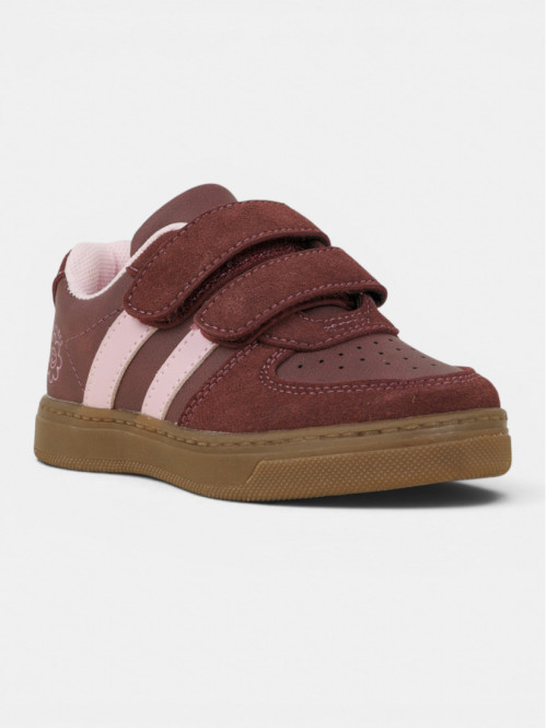 Baskets basses bordeaux...