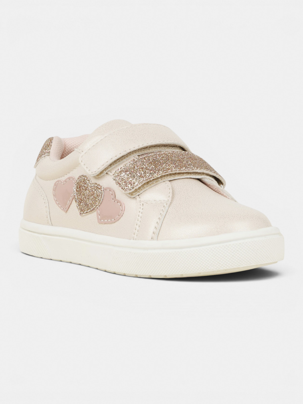 Baskets coeurs pailletés fille (24-30)