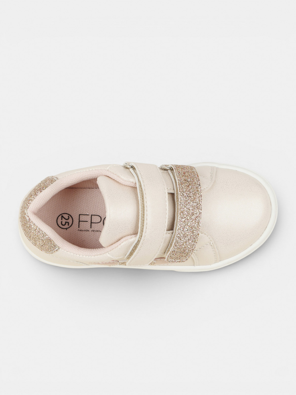 Baskets coeurs pailletés fille (24-30)