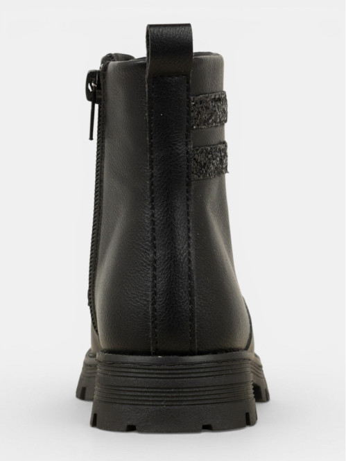 Bottines noires lacets...