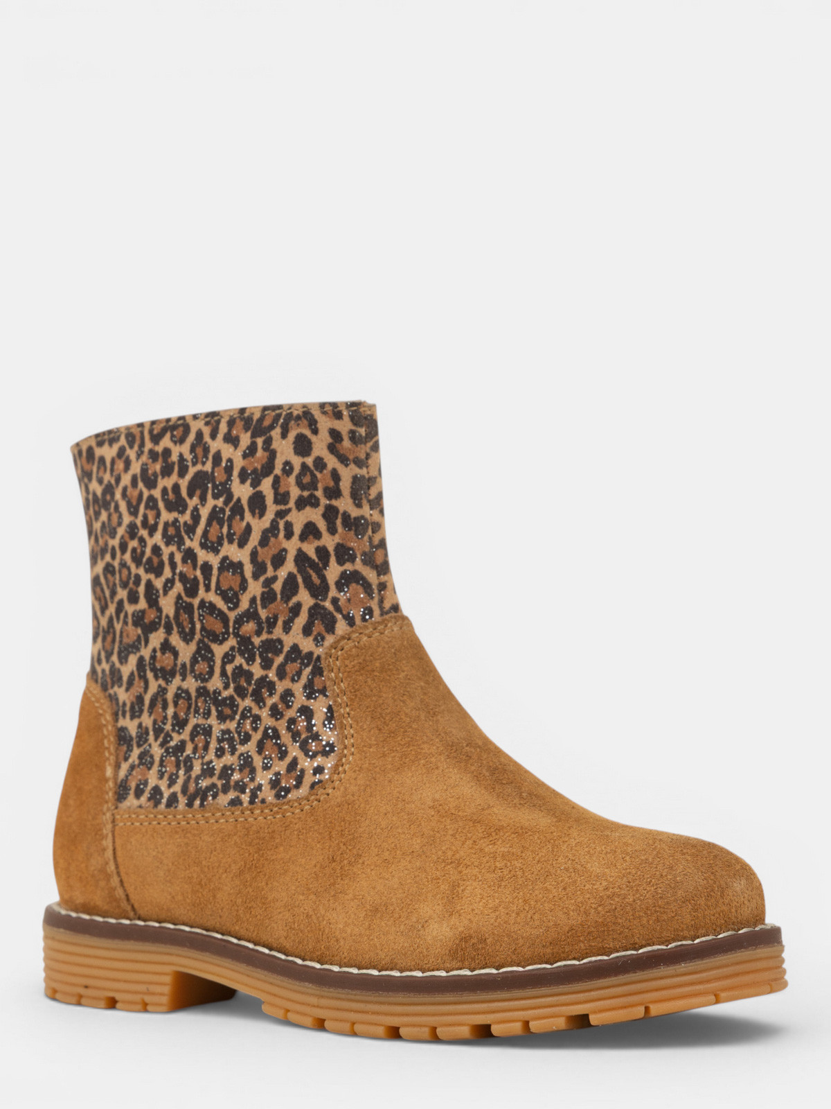 Bottine camel léopard fille (24-30)
