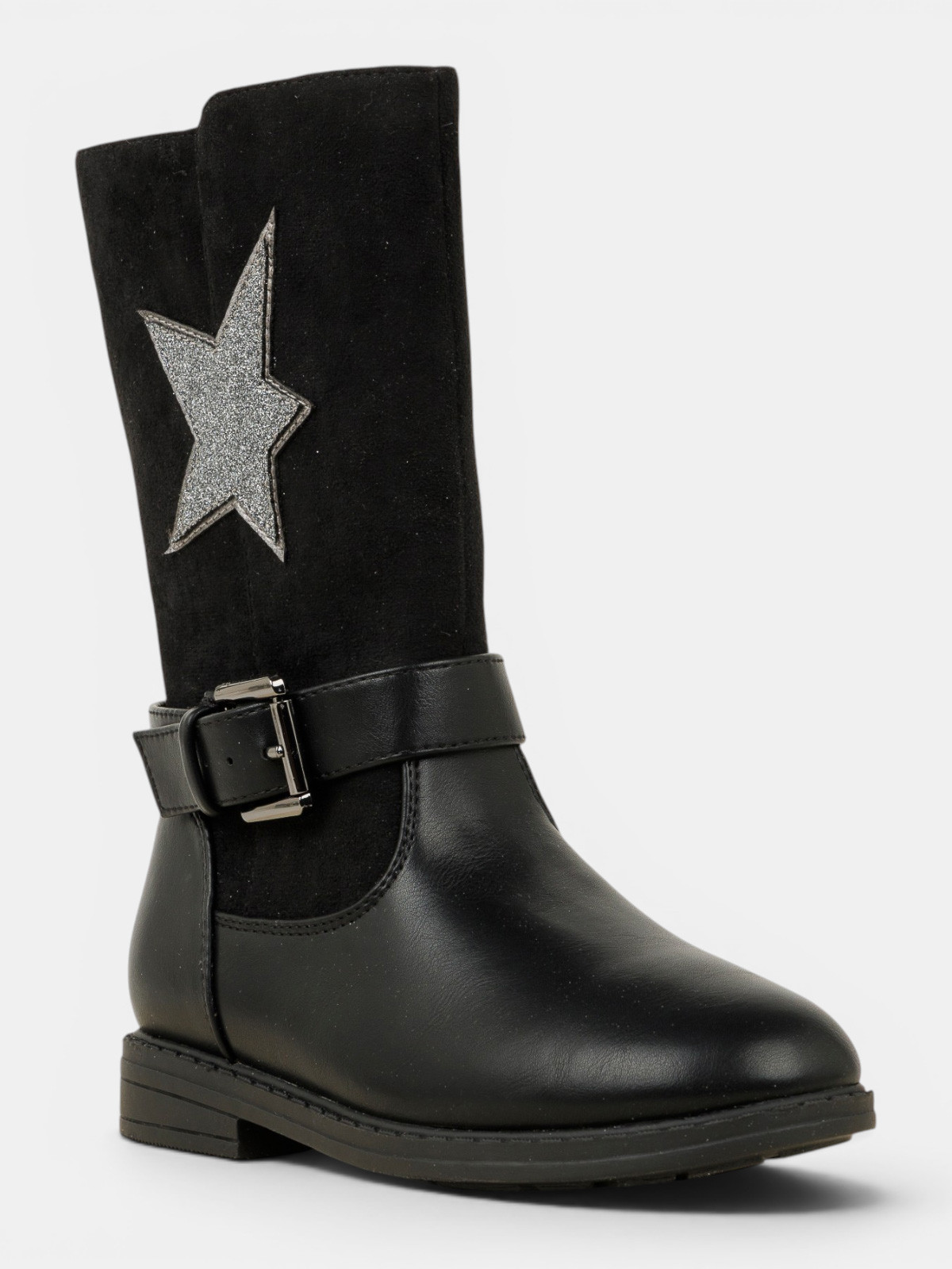 Bottes noires étoile fille (24-30) Bottes noires étoile fille (24-30)