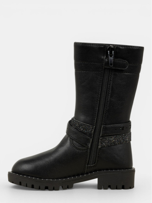 Bottes noires papillon 3D...